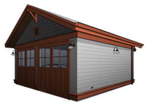 Adaptive House Plans - Craftsman two-car garage