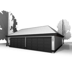 Adaptive House Plans - Detached 4 car garage plan