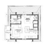 Adaptive House Plans - The Cooper Carriage House & Two-Car Garage - Upper Floor Plan
