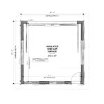 Blueprints - The Saltbox Two-Car Garage - Floor Plan