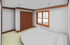 Adaptive House Plans Garibaldi Cabin bedroom #1
