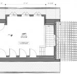 garage loft floor plan - Detached Two-Car Garage with upper floor