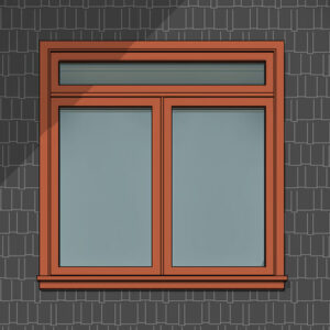 Traditional craftsman window trim details