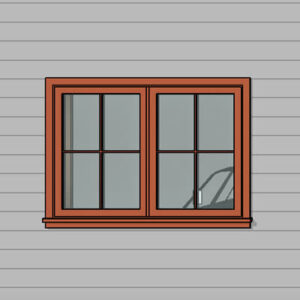 Traditional craftsman window details