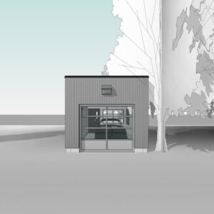 One-Car Garage Modern Floor Plan | Cube 12' x 20' Garage