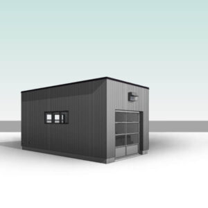 One-Car Garage Floor Plan | Cube 12' x 20' Garage