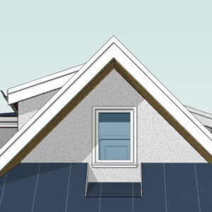 Rafter Gable Roof - The Victorian Laneway House Plans