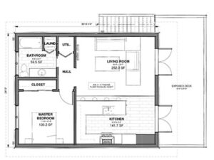 The Cooper – Upper floor suite plan