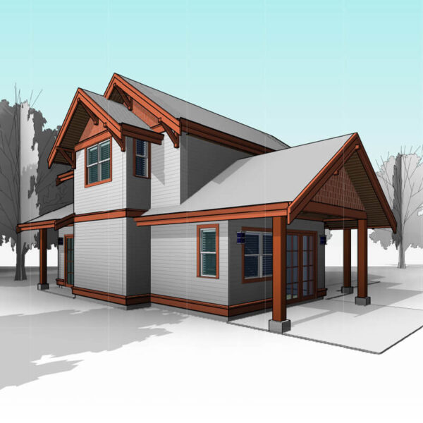 carriage house plans backyard space