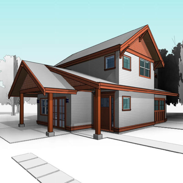 carriage house plans covered entrance