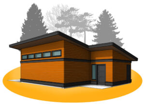 Eastsider two bedroom one storey laneway house plans
