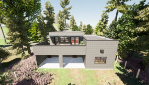 The CUBE Carriage House & Three-Car Garage | Adaptive House Plans | Garage with Apartment Above