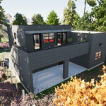 The CUBE Carriage House & Three-Car Garage | Adaptive House Plans | Garage with Apartment Above