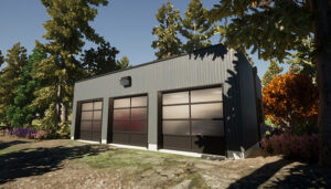 Permit ready garage blueprint. The modern 3-car garage plan CUBE.