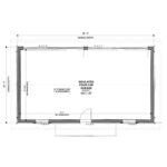 Floor plan - Large four-car garage blueprint. Craftsman Four-Car Garage Plan - Adaptive House Plans