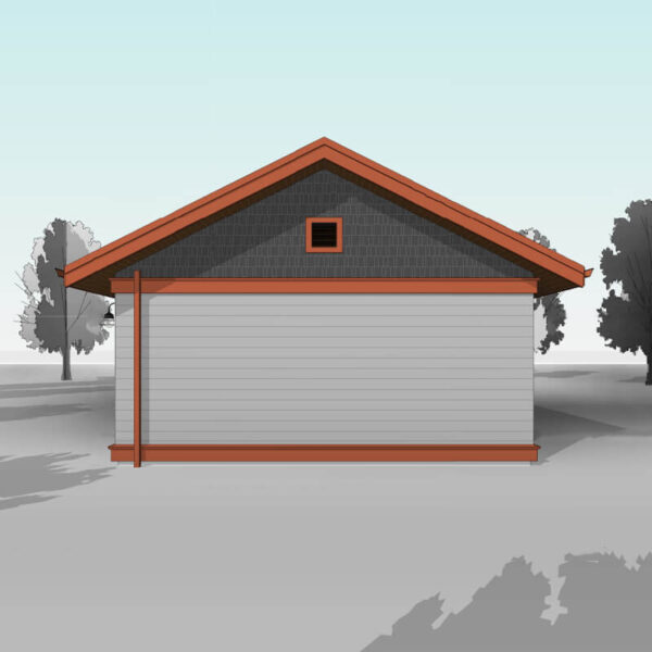 Garage Blueprint - Craftsman 3-car garage. A full sized Craftsman-style garage blueprint. A permit ready house plan in Canada. Adaptive House Plans