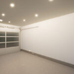 Interior view of the West Coast 1-Car Garage blueprint. A customizable, permit ready garage plan - Adaptive House Plans