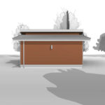 The West Coast One-Car Garage blueprint is a small one-car garage plan that can be customized and is permit ready in Canada. Adaptive House Plans