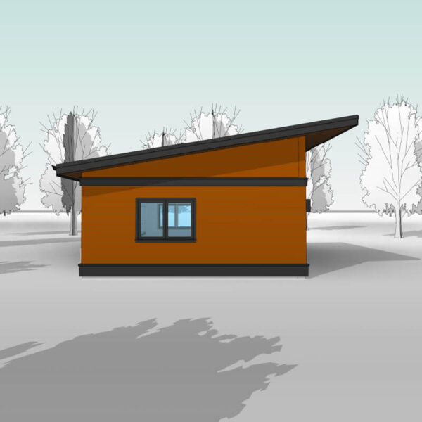 Eastsider – 20′ x 20′ Detached 2-Car Garage Blueprint - Customizable, Permit Ready House Plans in Canada - Adaptive House Plans