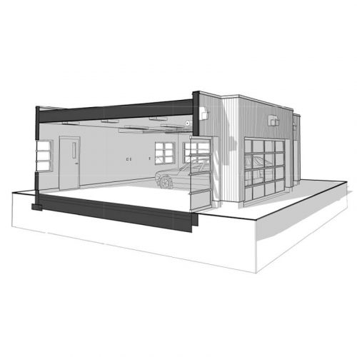 3D-section-modern-4-car-garage-design