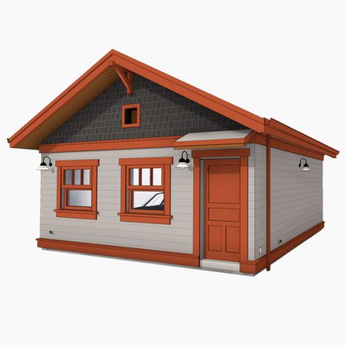 Adaptive House Plans - Craftsman Two-Car Garage